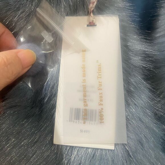 Havilina Wool Coat, Blue - Picture 7 of 12